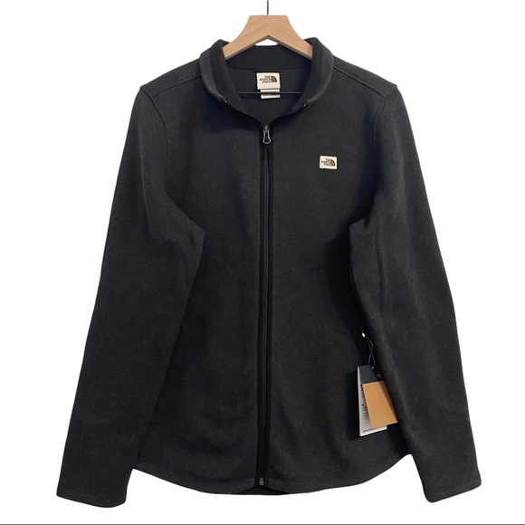 The North Face Size XL Black Heather Crescent Full Zip Jacket - Picture 2 of 12